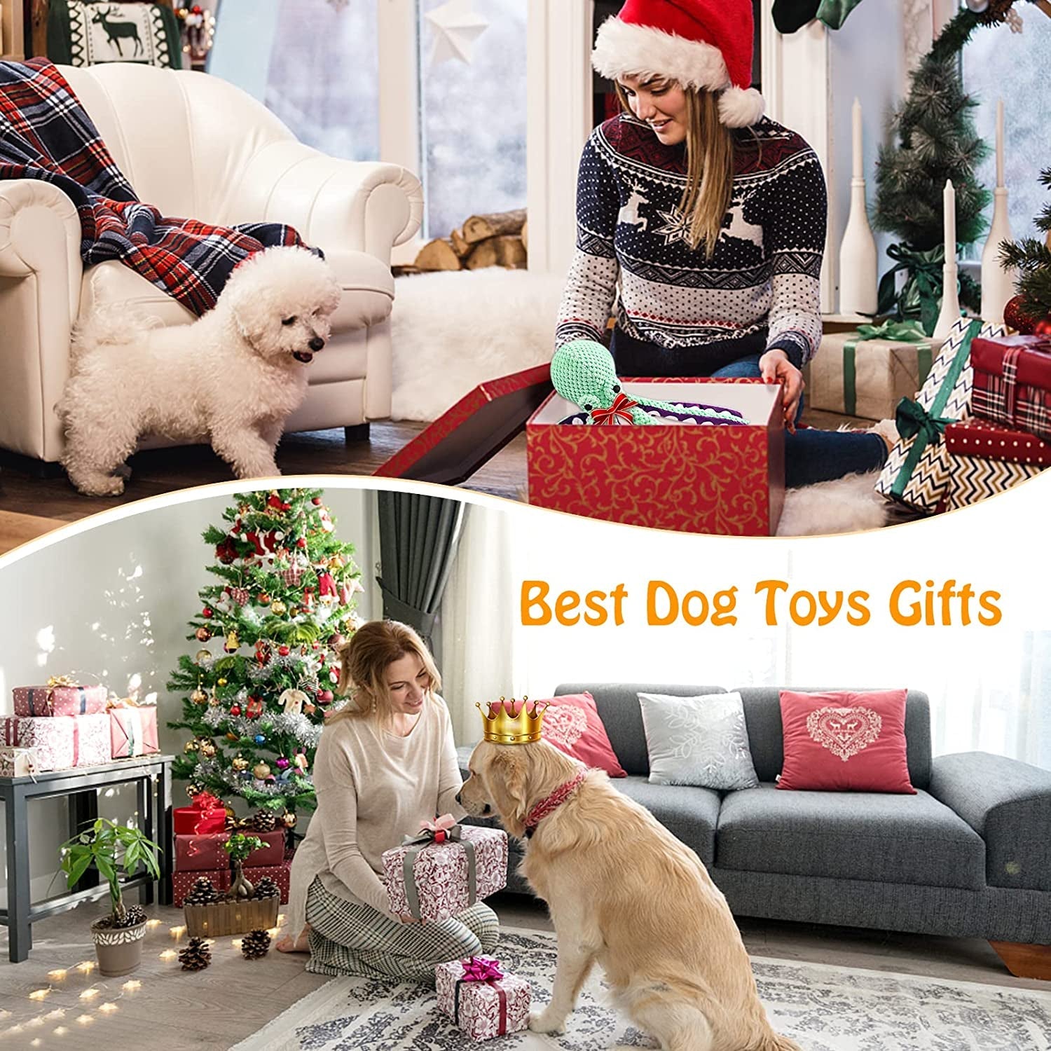 Large Squeaky Plush Dog Toy for Aggressive Chewers – Durable Soft Fabric Toy for Medium & Large Dogs – Chew, Tug, Fetch & Cuddle - Paw Fit Gears