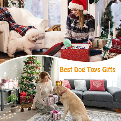 Large Squeaky Plush Dog Toy for Aggressive Chewers – Durable Soft Fabric Toy for Medium & Large Dogs – Chew, Tug, Fetch & Cuddle - Paw Fit Gears