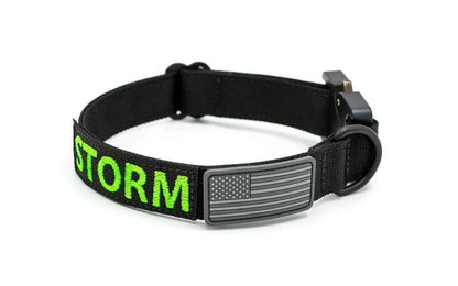 1" Personalized Extreme Tactical Dog Collar