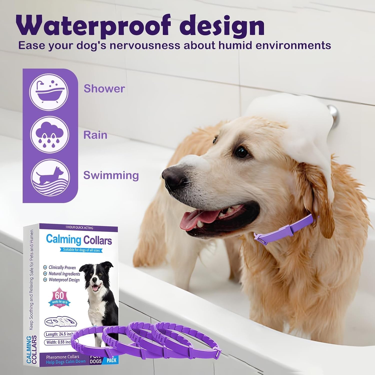 Natural Pheromone Calming Collar - Paw Fit Gears