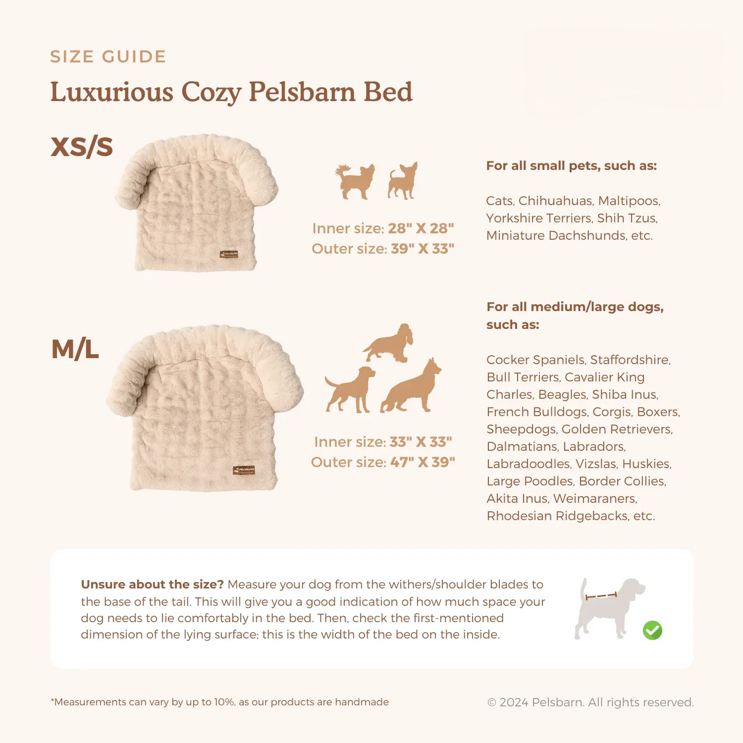 Luxurious Sofa Bed for Dogs (1+1 FREE)