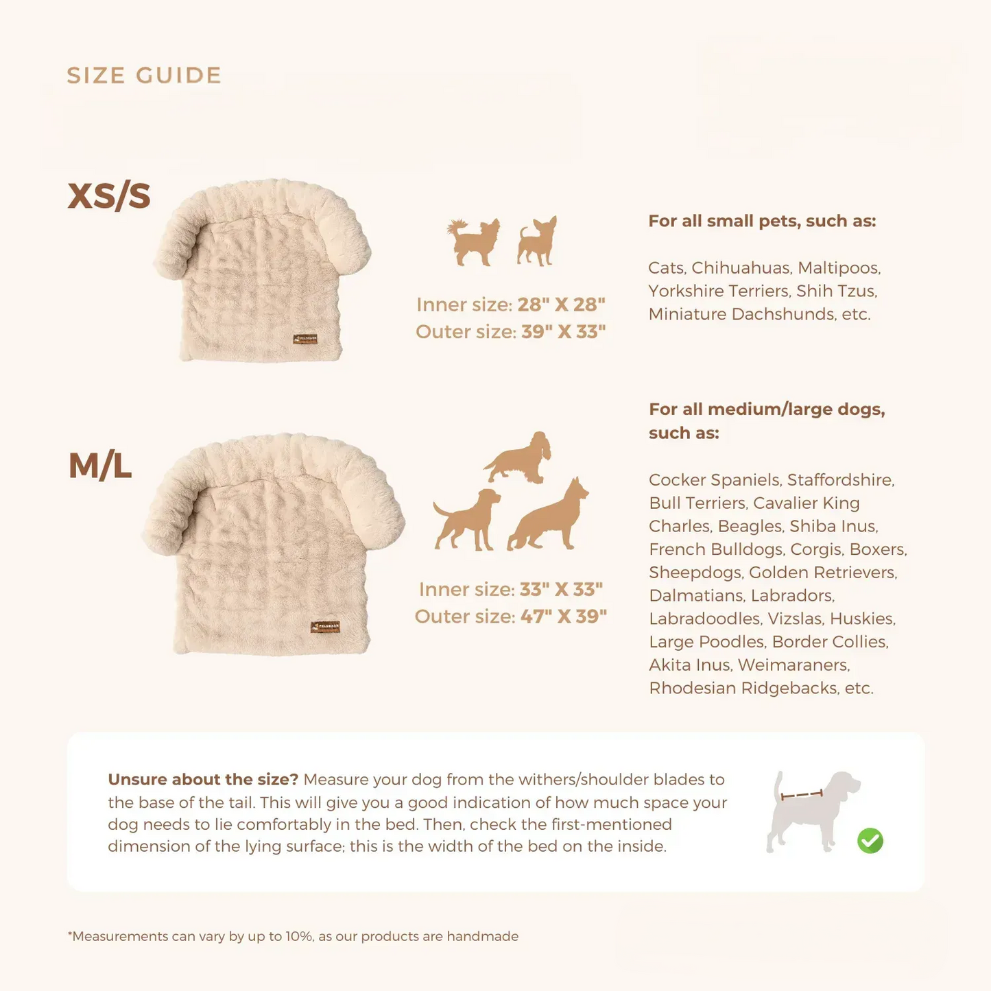 Luxurious Sofa Bed for Dogs (1+1 FREE)